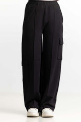 Black Basic Trouser WM-TRKN-SS24-008